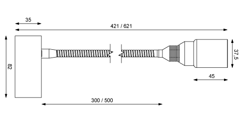 Flexible light 'FLEX04' - NAVIEL