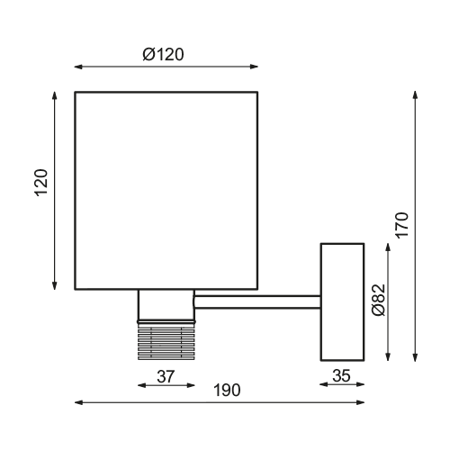 Wall Light "NOVA" XL - NAVIEL