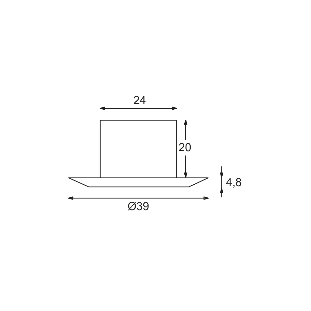 Exterior LED Step-Orientation light EB04