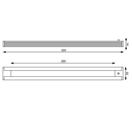 Ceiling - Wall LED Light UB01-1 - UB01-1RW - NAVIEL