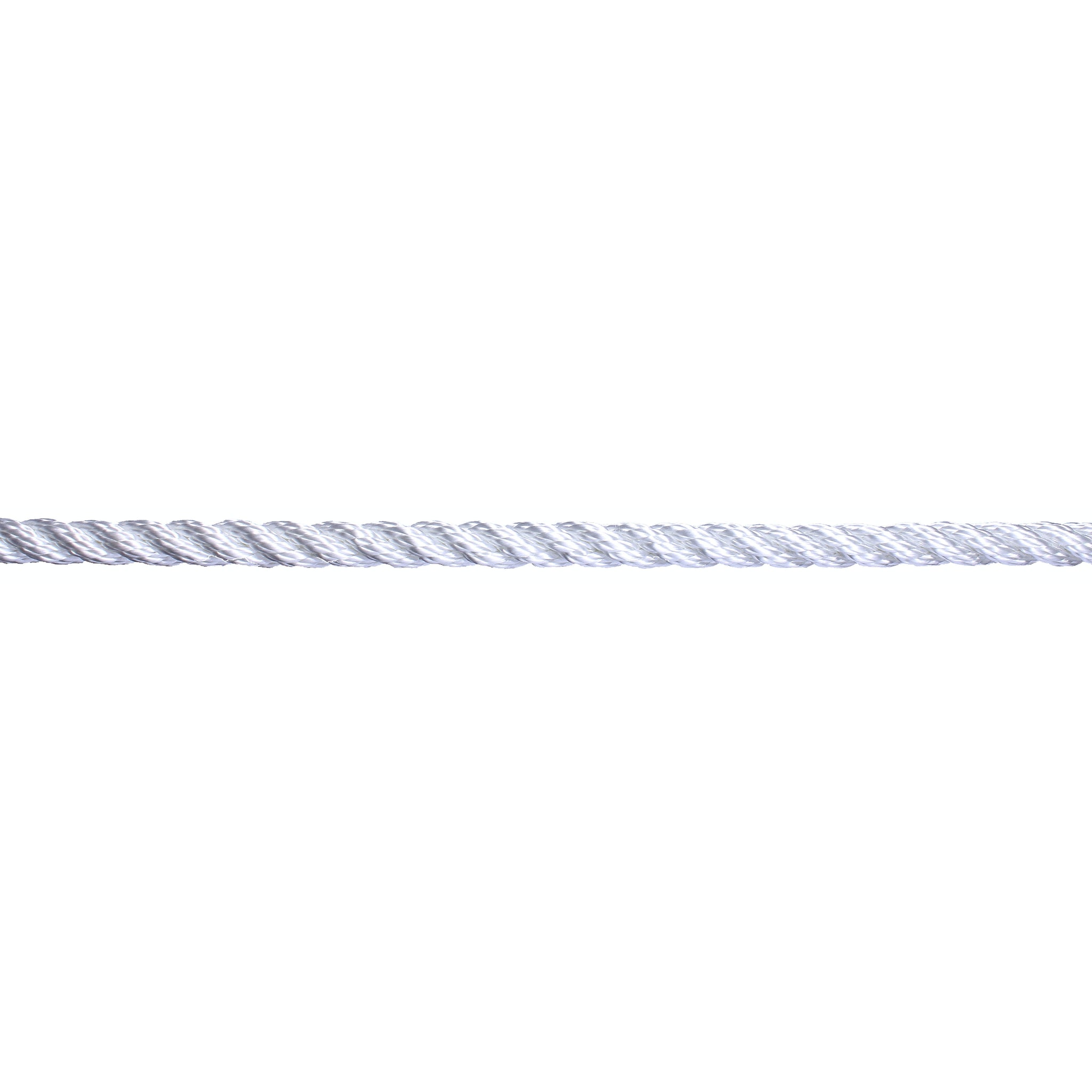 New England Ropes Spun Classic 3-Strand Polyester Rope 5/16 (8mm) White