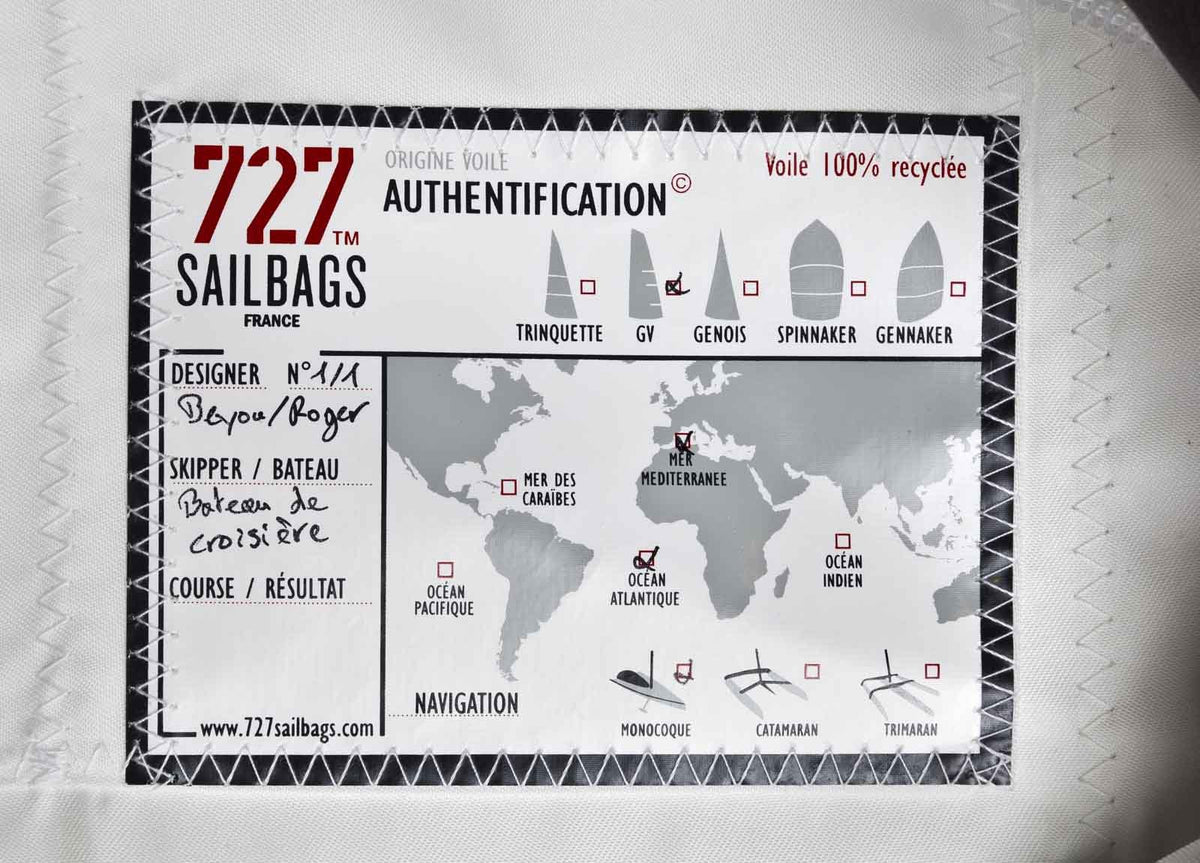 Messenger Bag "Bill" Recycled Main Sail