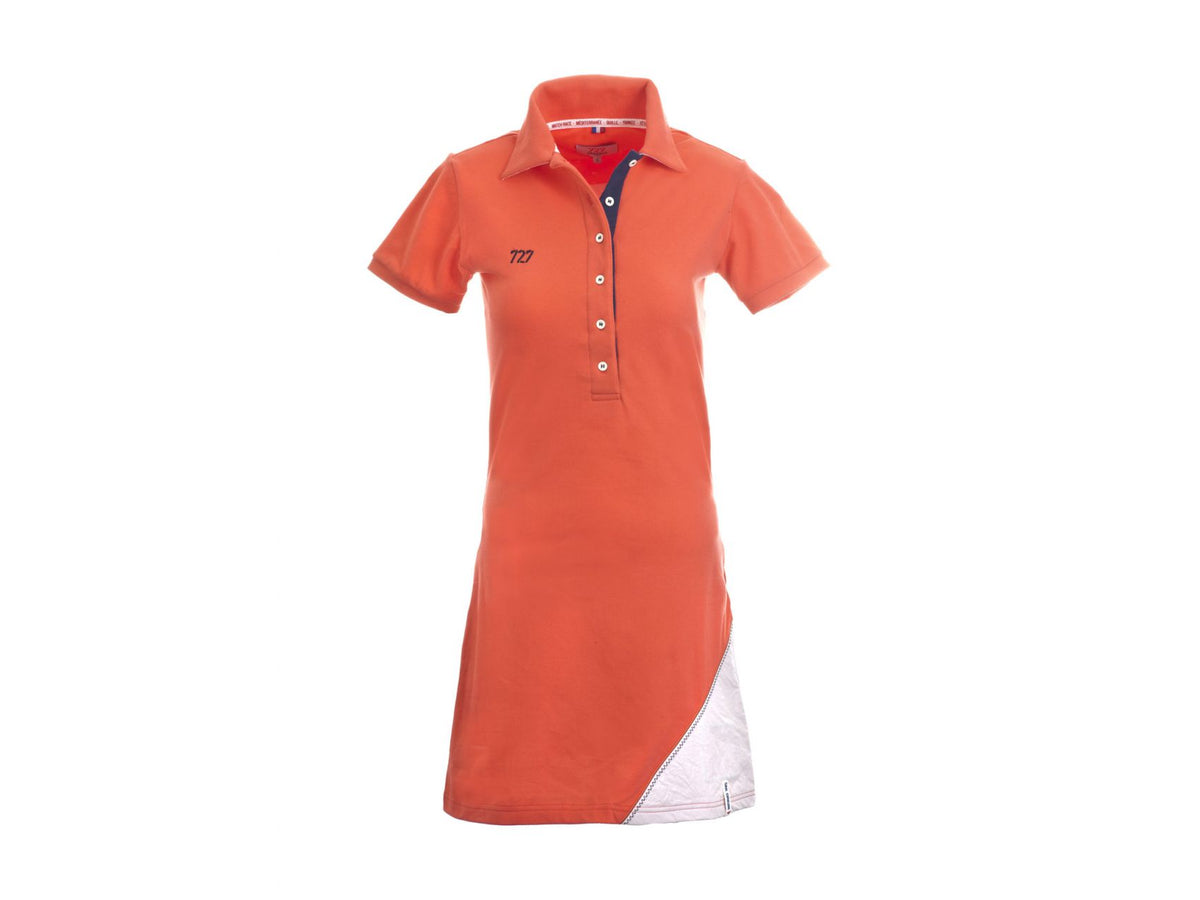 Polo dress with Spinnaker sail (Red) - Omniyacht®