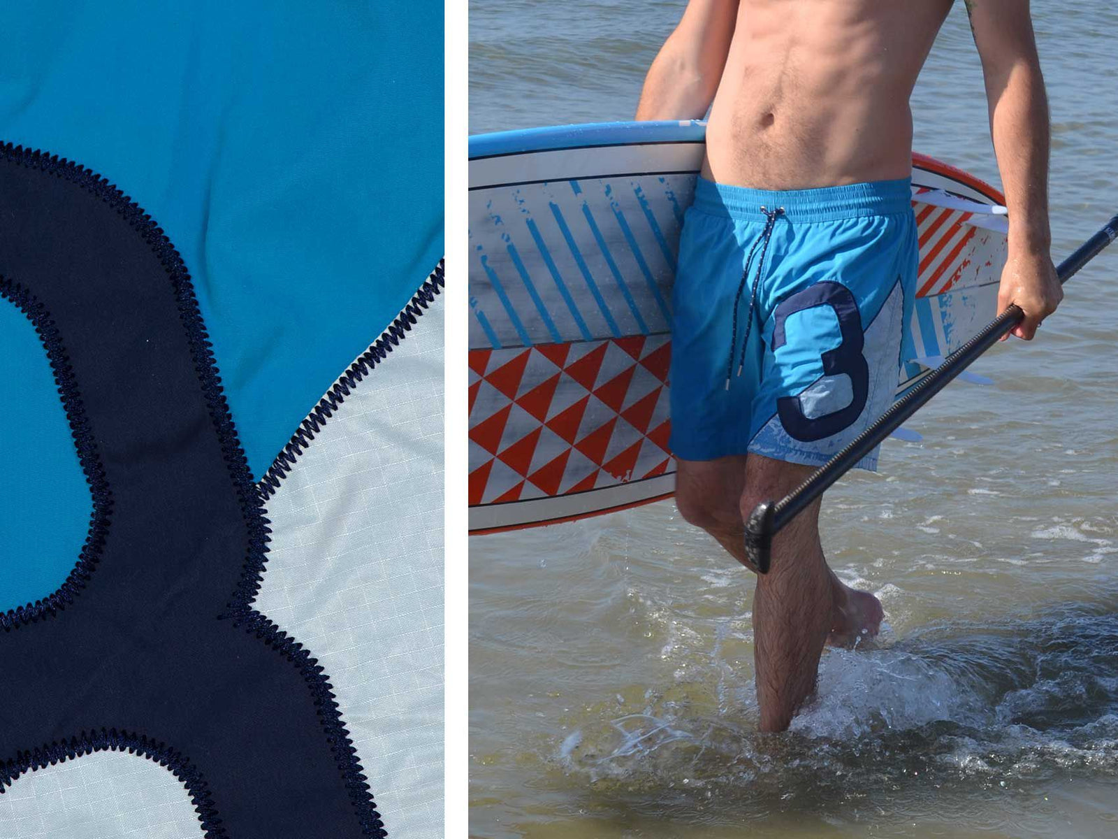 Swim Trunks "Raphael", Spinnaker, Turquoise